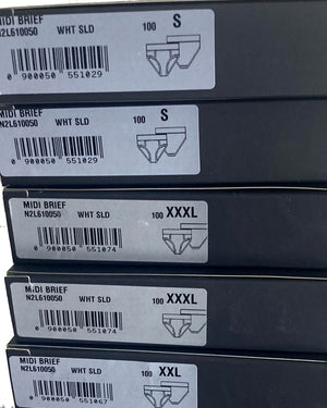 Ermenegildo Zegna Underwear White Stretch Cotton Men Midi Brief XL SALE