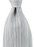 Zilli Silk Tie Gray Silver Vertical Stripes Design - Wide Necktie