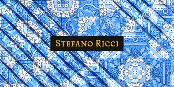 Ultimate Luxry: Stefano Ricci  Pleated Silk Ties
