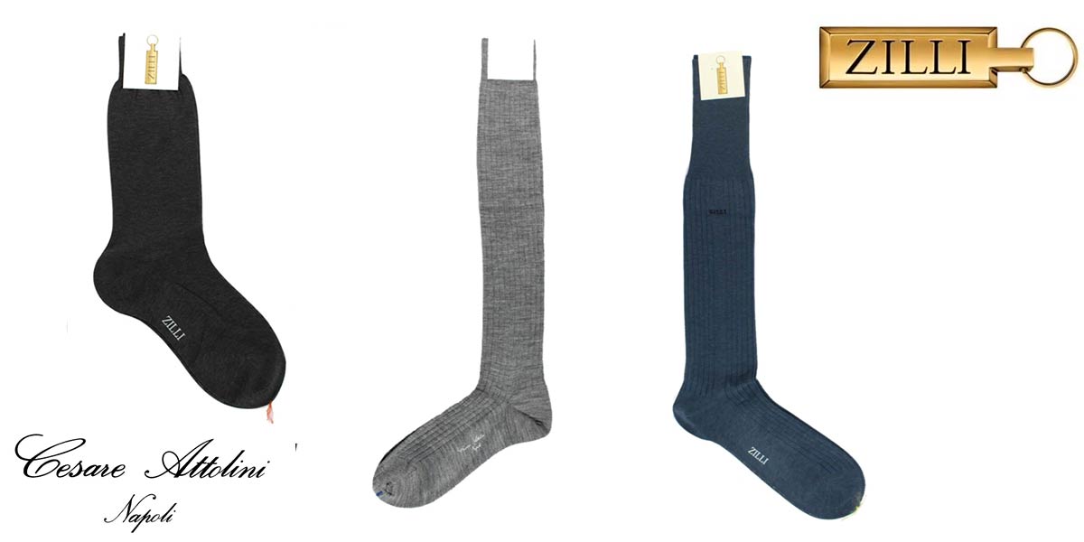 Luxury Men Socks: Zilli & Attolini