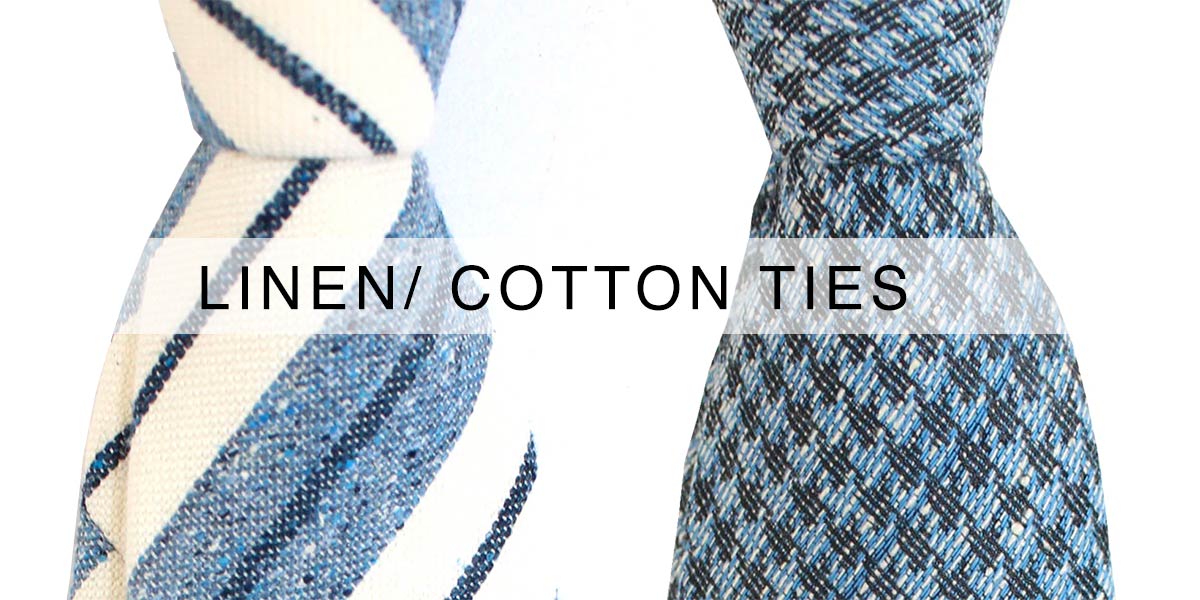 Linen & Cotton Designer Ties