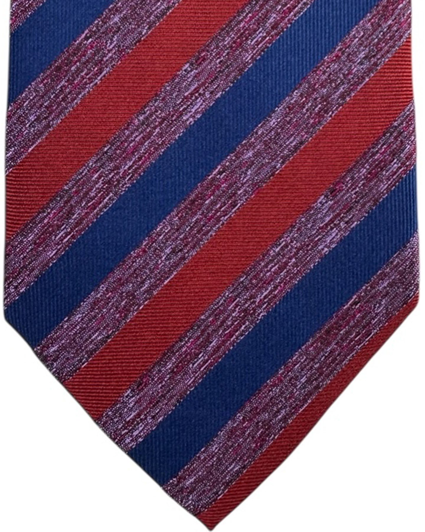 Missoni Tie Navy Red Stripe 