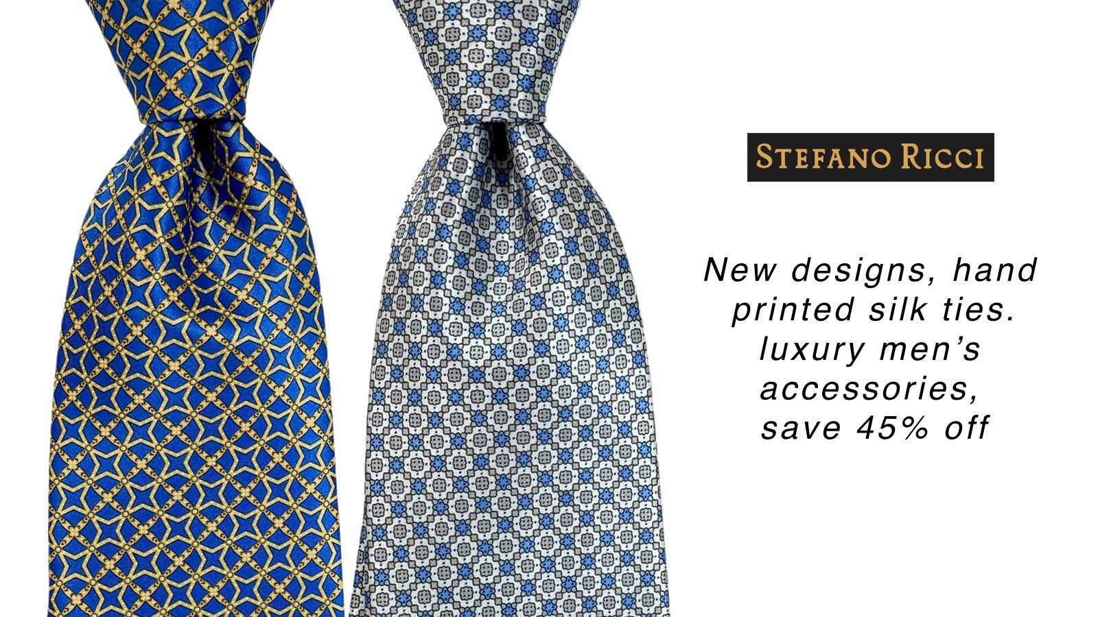 New Stefano Ricci Ties
