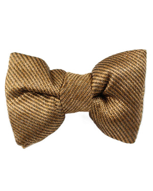 Tom Ford Silk Bow Tie Taupe Stripes
