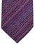 Missoni Tie Purple Bordeaux Blue Zig Zag Stripes