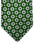 Luigi Borrelli Silk Tie Green White Navy Medallion