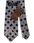 Stefano Ricci Tie Black & Silver Geometric