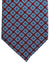 Stefano Ricci Tie Red & Blue Geometric Medallion