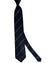 Tom Ford Tie Midnight Blue Herringbone Stripes  - Wide Necktie