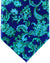 Stefano Ricci Silk Tie Royal Blue Green Paisley Ornamental Design