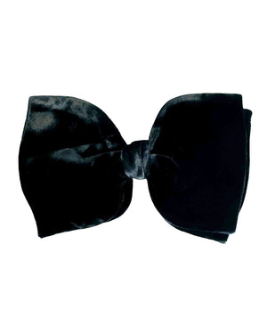 Tom Ford Large Butterfly Velvet Bow Tie Black
