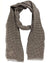 Agnona Scarf Brown Plaid Check - Luxury Silk Linen Shawl