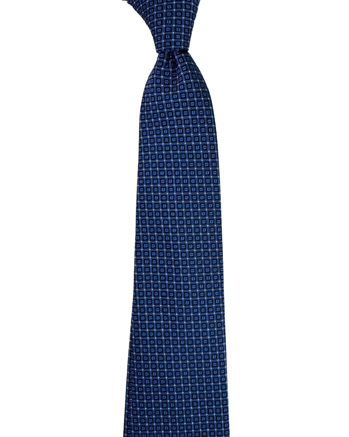 Emporio Armani Necktie Midnight Blue Geometric