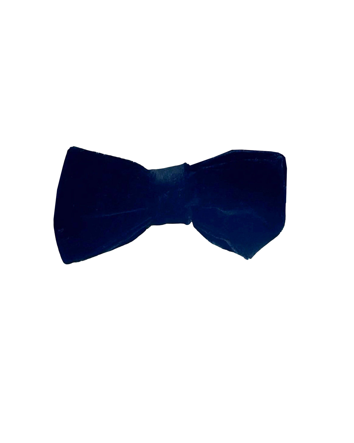 Armani Velvet Bow Tie Midnight Blue - Junior Kids Size