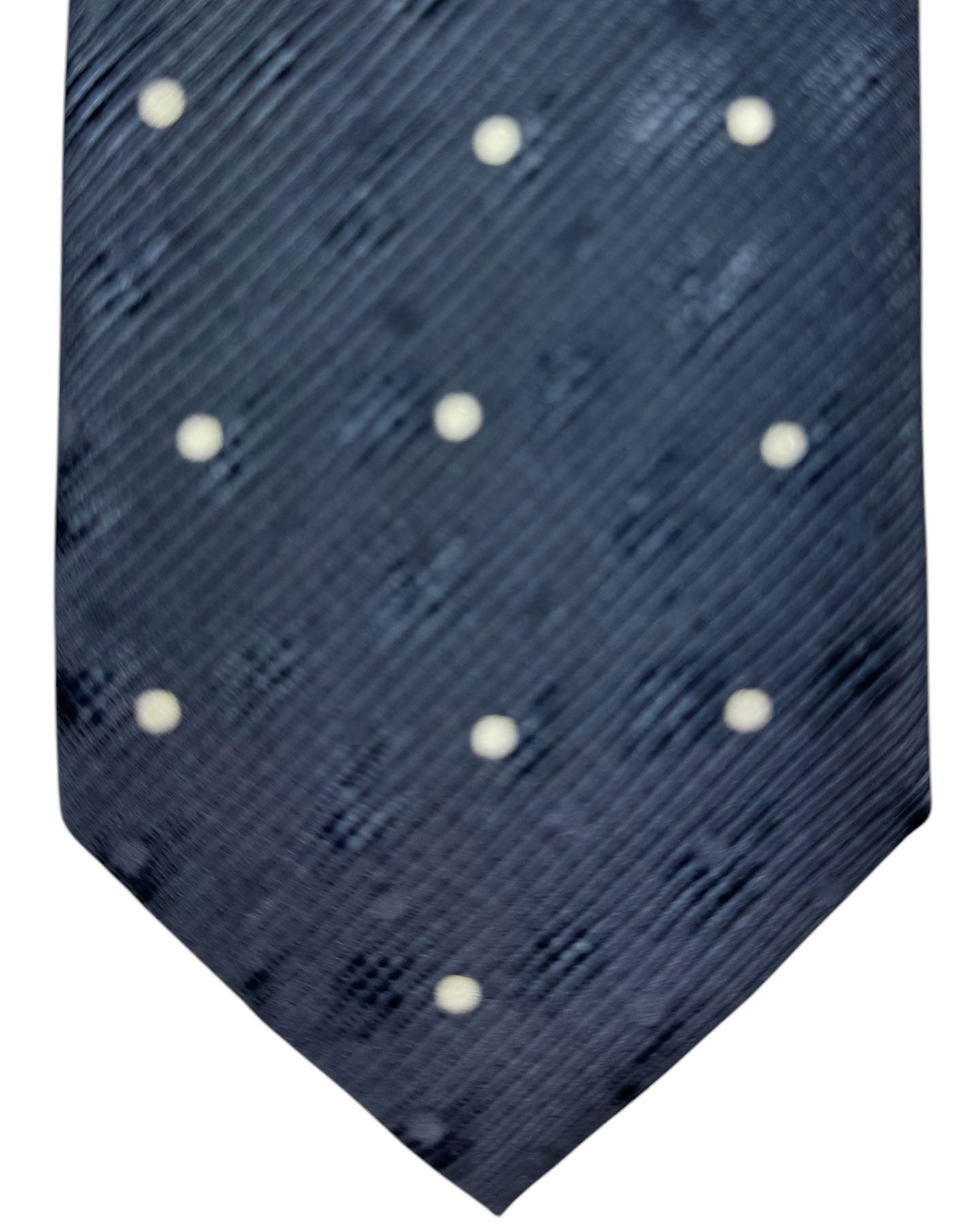 Armani Silk Tie Gray Dots