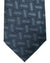 Armani Tie Charcoal Gray Geometric