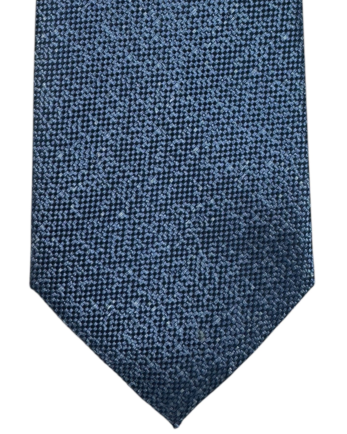 Armani Tie Midnight Blue Pattern