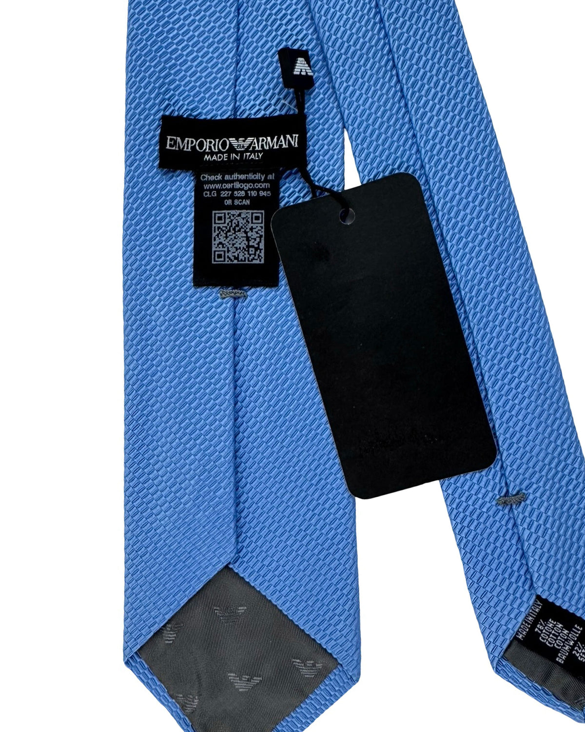 Armani Tie Blue Pattern