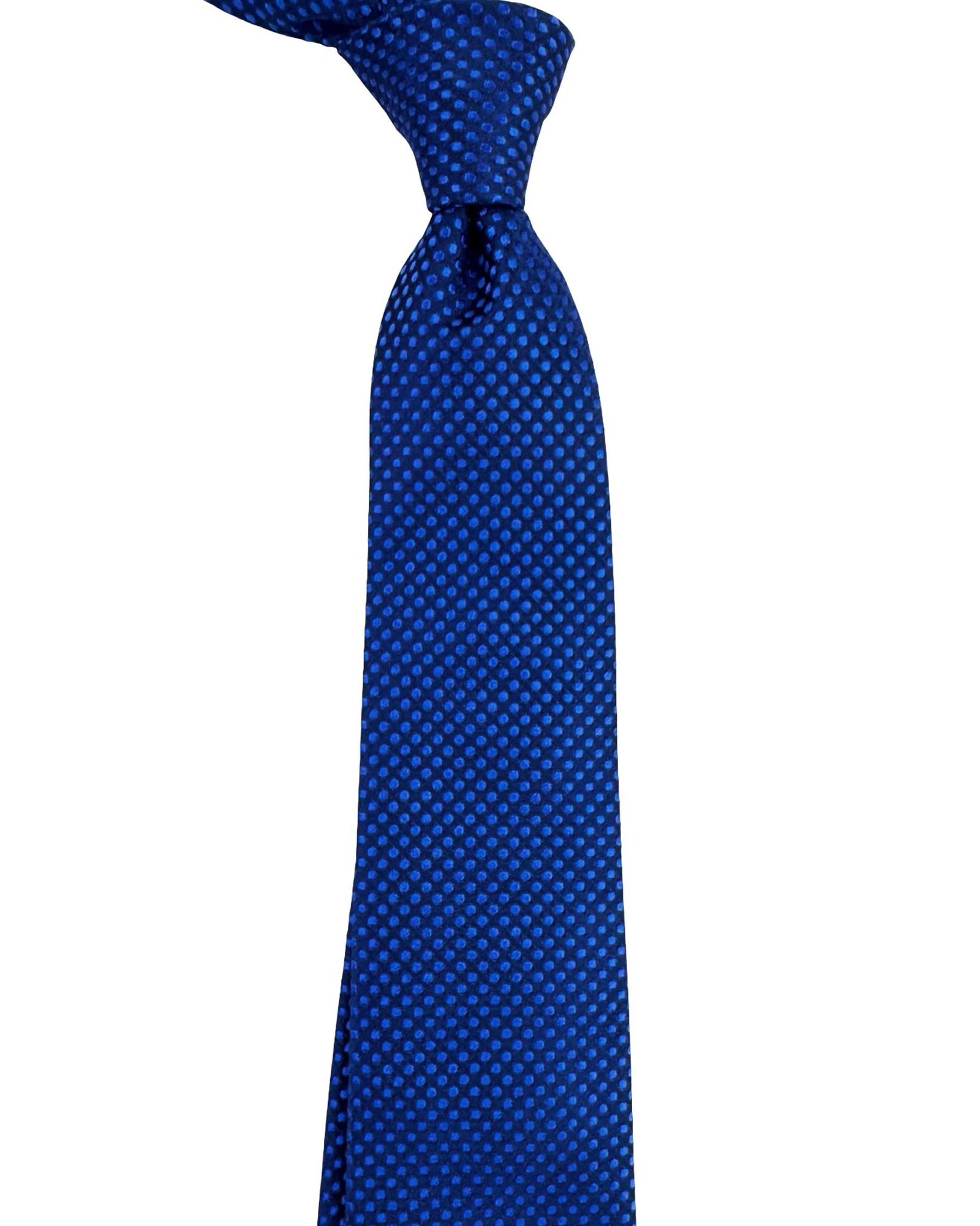 Armani Tie Royal Blue Micro Dots