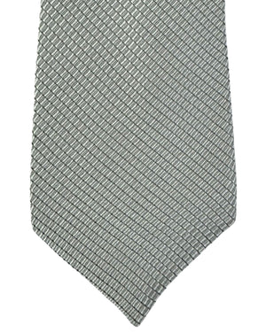 Armani Necktie Gray Silver Pattern