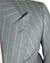 Cesare Attolini Suit Gray Stripes Peak Lapel