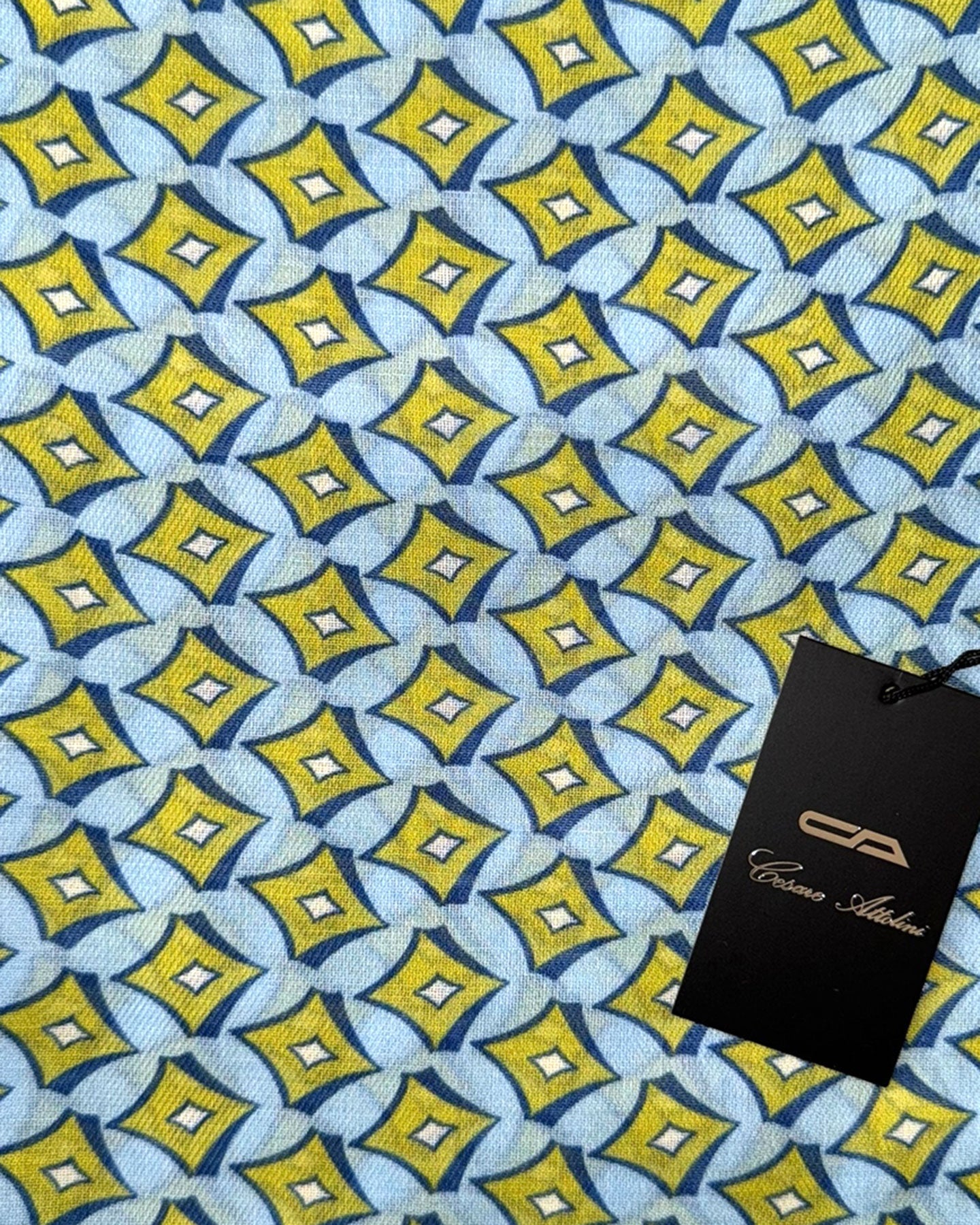 Sky Blue Olive Scarf