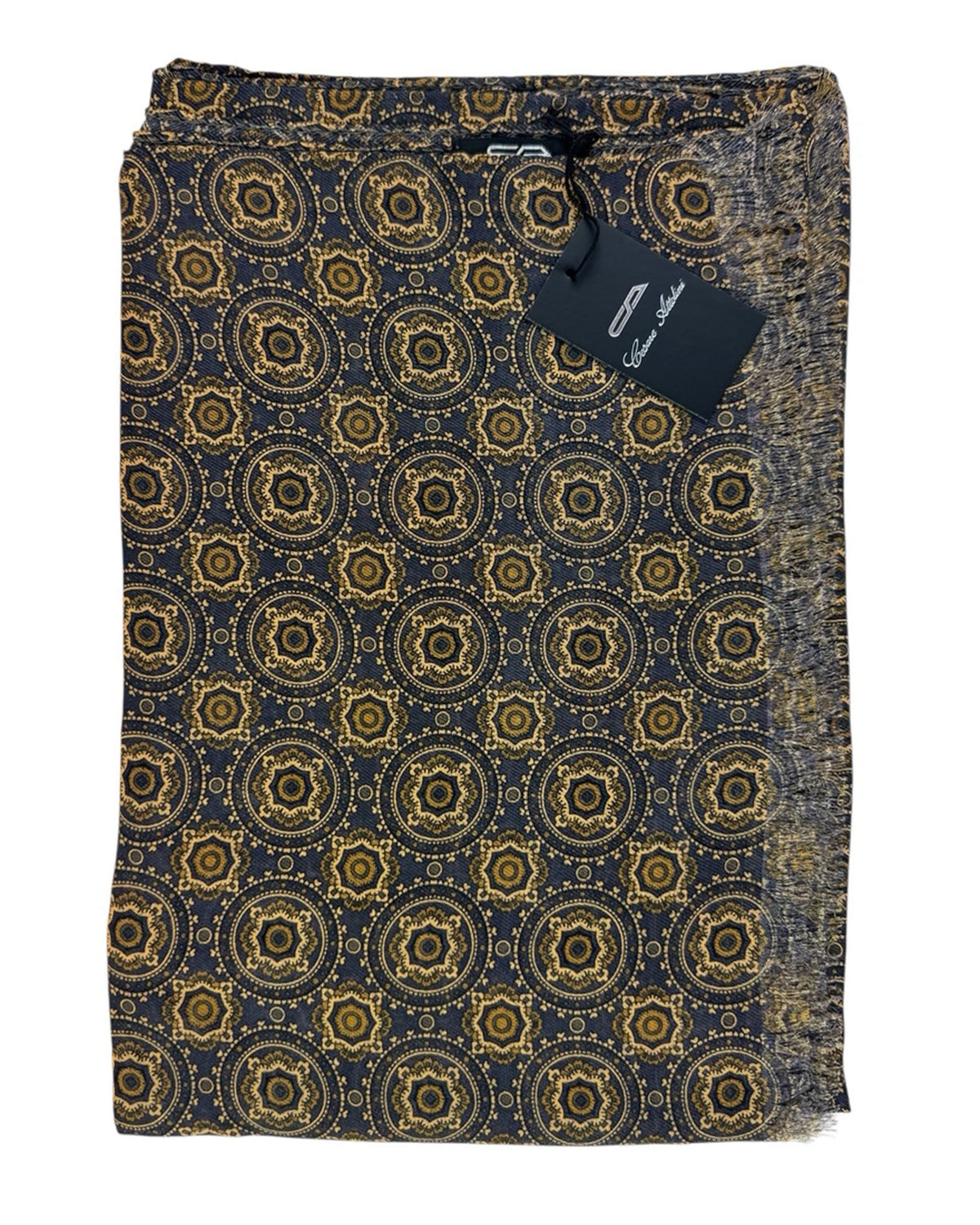 Attolini Scarf Medallion - Cashmere Cotton Shawl