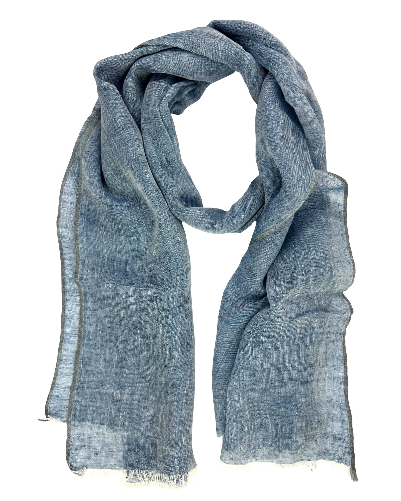 Cesare Attolini Scarf Dark Blue