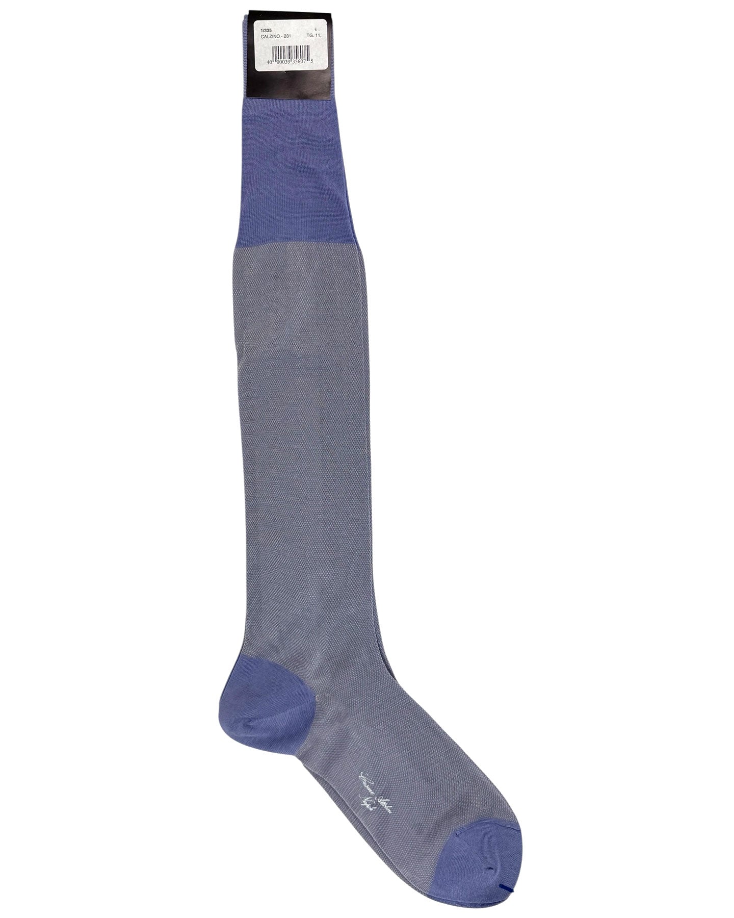 Cesare Attolini Socks Lilac Design - Over The Calf EU 45 -  US 11 1/2 FINAL SALE