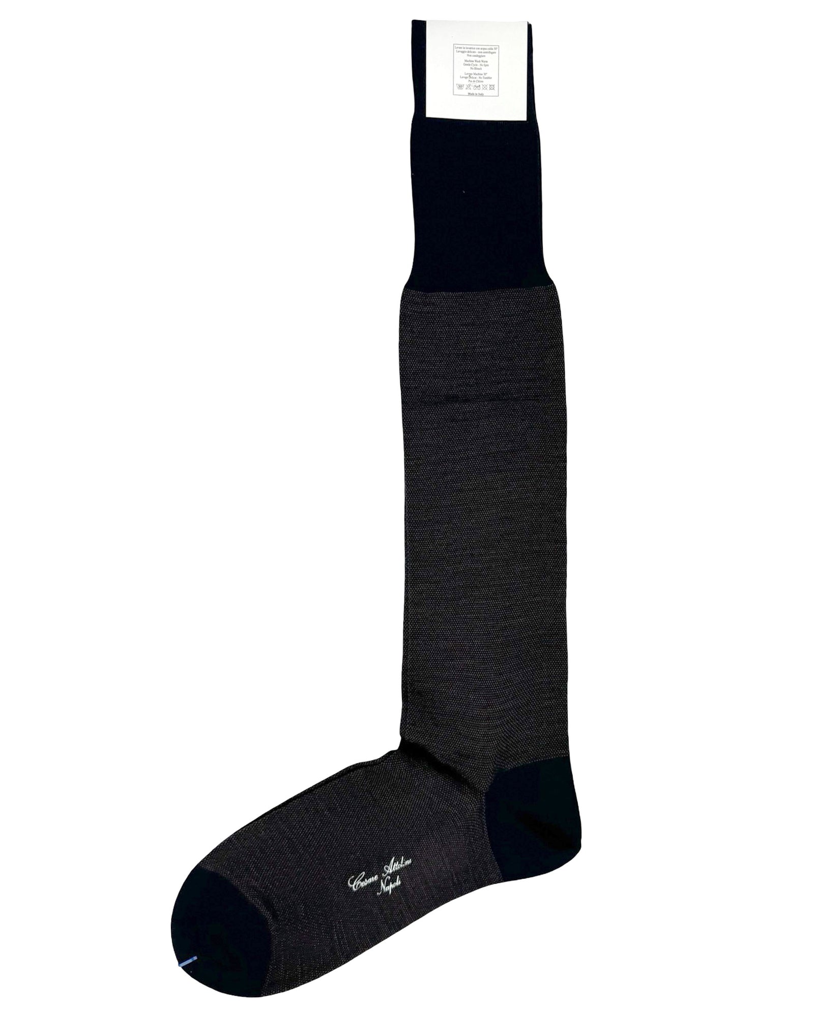 Cesare Attolini Wool Socks Brown Black