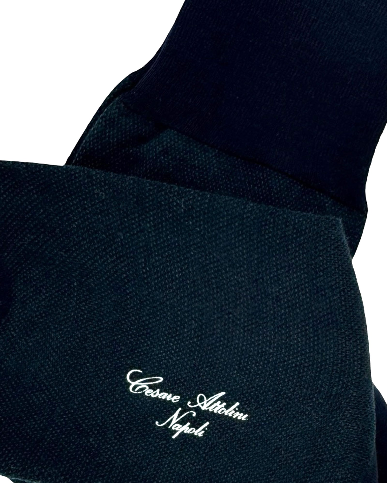 Cesare Attolini Over The Calf Wool Socks Midnight Blue US 11 / EUR 45