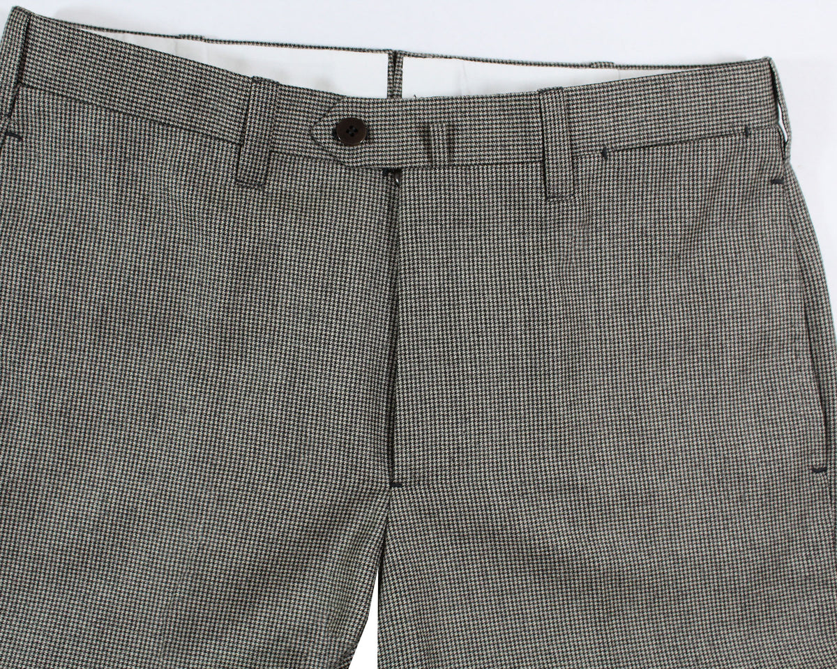 Cesare Attolini Suit Beige Brown Houndstooth Wool EU 54/ US 44 SALE