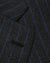 Cesare Attolini Suit Gray Royal Blue Stripes EU 50/ US 40