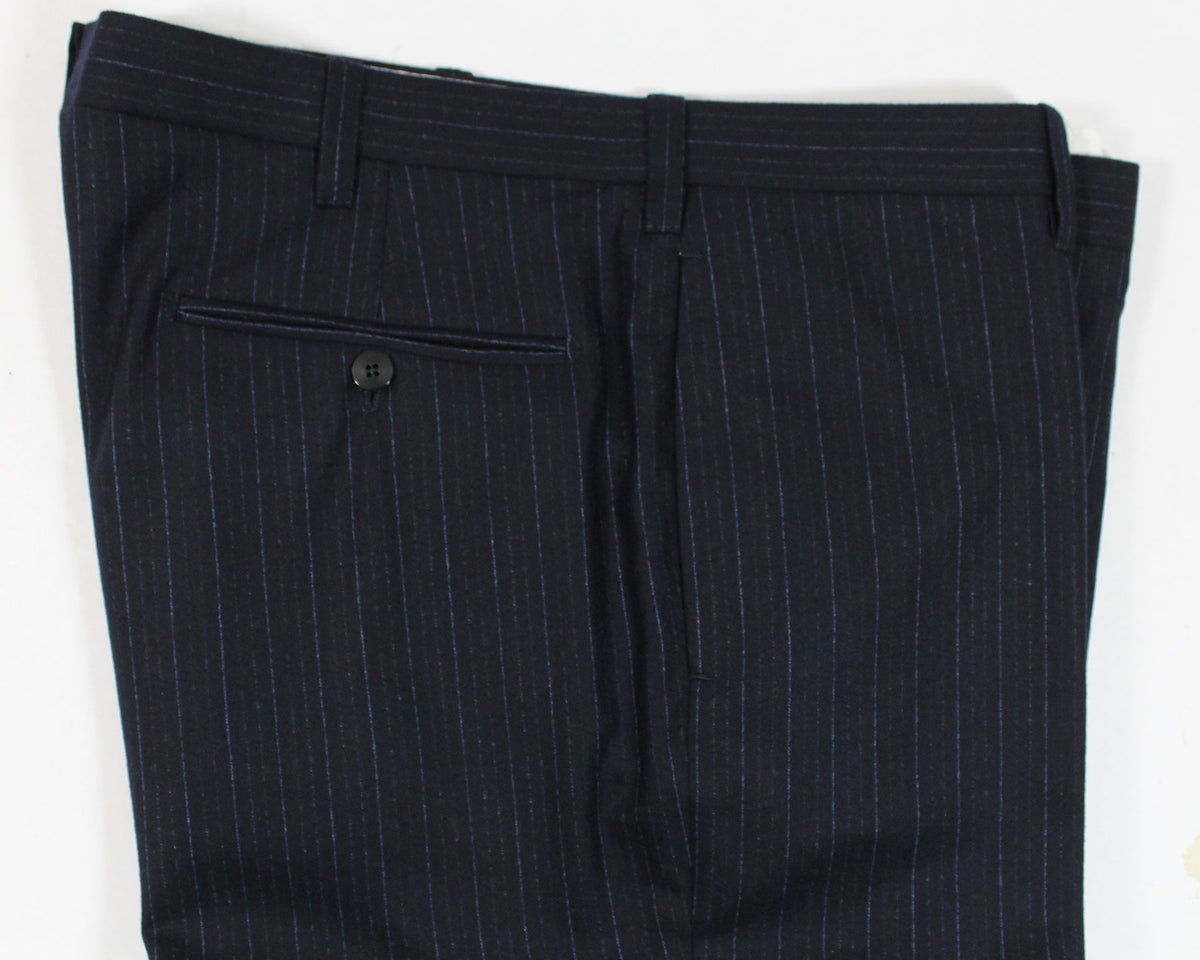 Cesare Attolini Suit Midnight Blue Stripes EU 54/ US 44