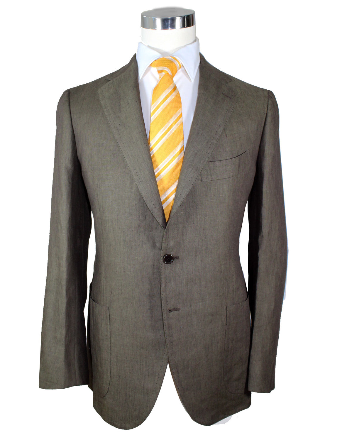 Genuine Attolini Suit Brown Linen