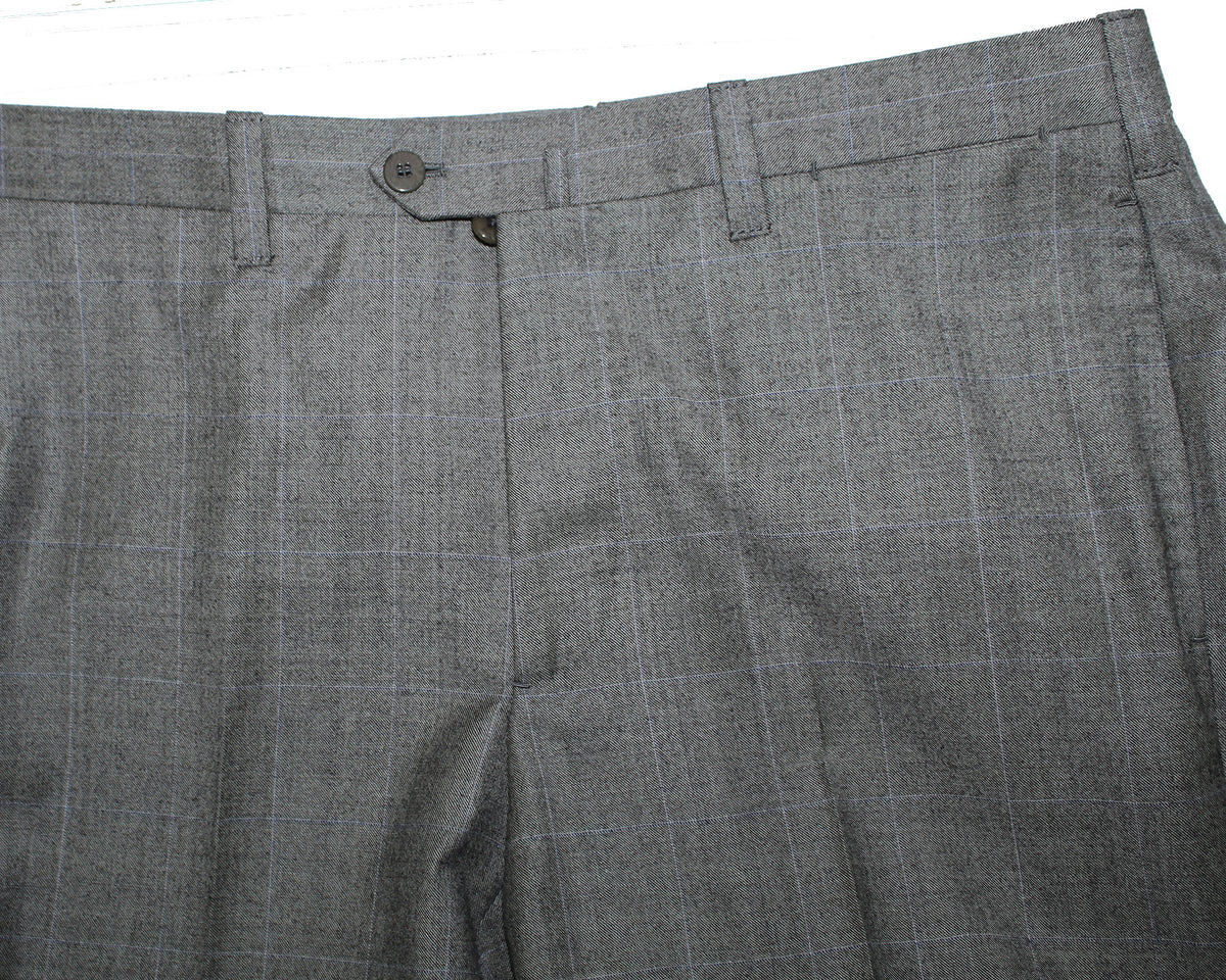 Cesare Attolini Wool Suit Gray Windowpane EU 50/ US 40