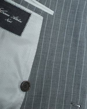 Cesare Attolini Suit Gray Stripes 