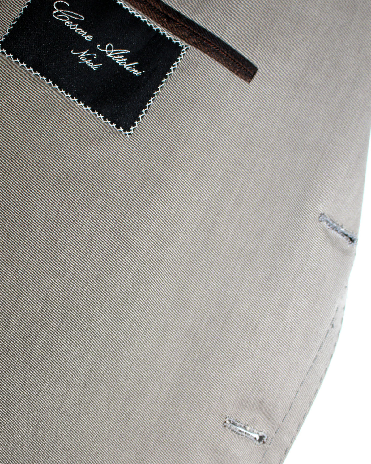 Cesare Attolini Suit Gray - Cotton EU 52 - US 42 SALE