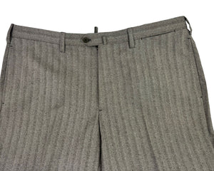 Cesare Attolini Wool Suit Gray Stripes EU 54/ US 44