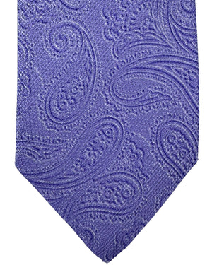 Cesare Attolini Silk Tie Lilac Purple Paisley
