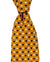 Cesare Attolini Silk Tie Orange Dots