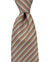 Cesare Attolini Silk Tie Dark Red Green Blue Stripes