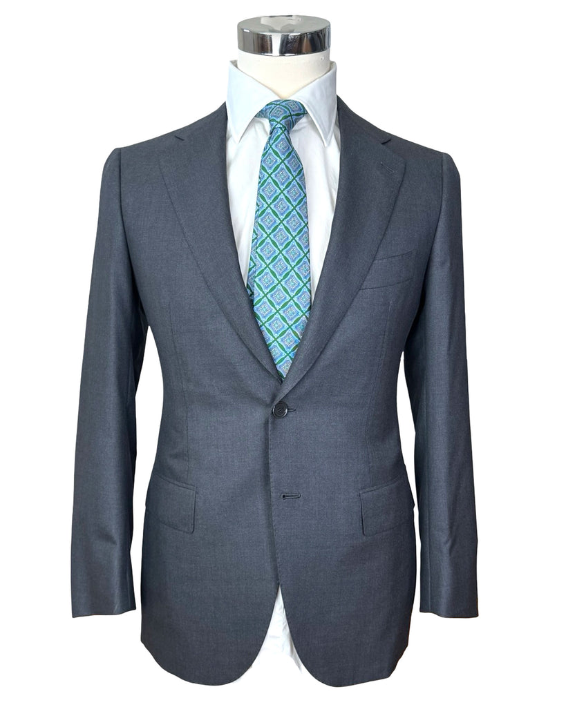 MK29 Cesare Attolini ウール　スーツ セットアップ 46 Cesare Attolini Suit Dark Gray - Super 160's Wool EU 46/ US 36