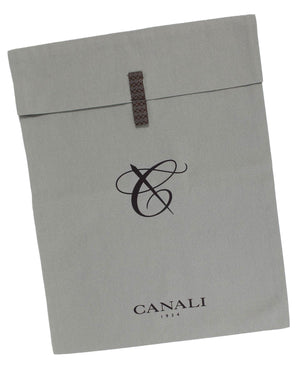 Canali Dress Shirt White Blue Pattern - Exclusive Collection 38 - 15 Modern Fit