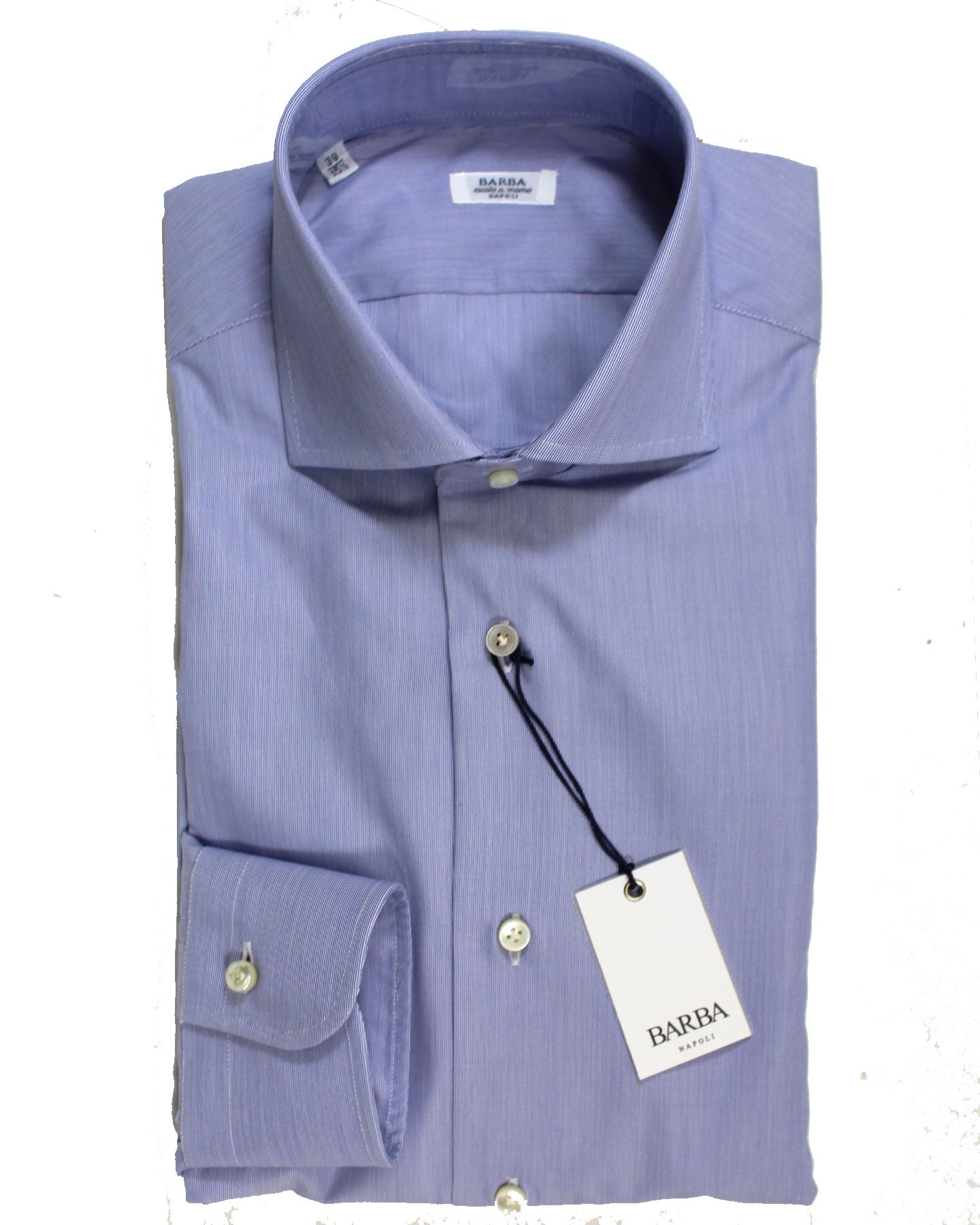 barba dress shirt Barba Napoli Brown and Green Bold Striped Cotton Dress Shirt 15.75 (Eu 40) NWT
