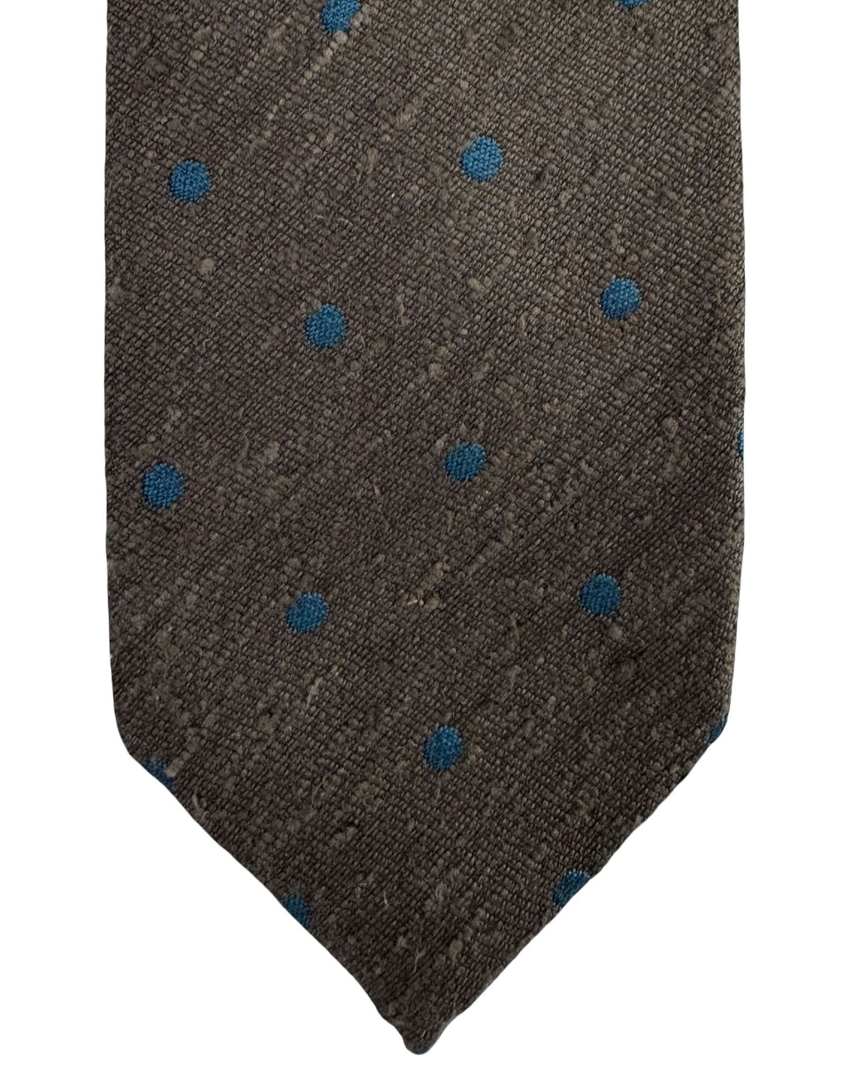 Barba Sevenfold Tie  Polka Dots - Sartorial