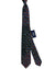 Barba Sevenfold Tie Midnight Blue Brown Ovals Design - Sartorial Neckwear 