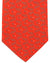 Battistoni Silk Tie Red Waves - Novelty