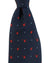 Battistoni Silk Tie Dark Blue Red - Novelty