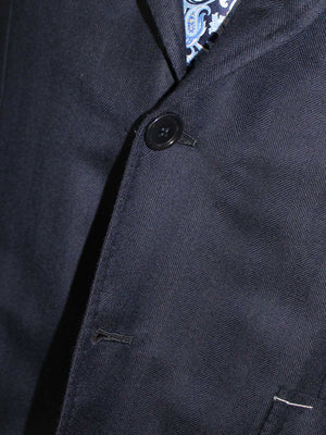 Sport Coat Navy Wool Cashmere 